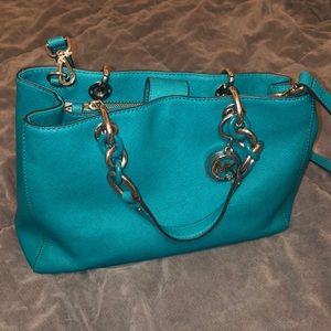 Turquoise Michael Kors bag